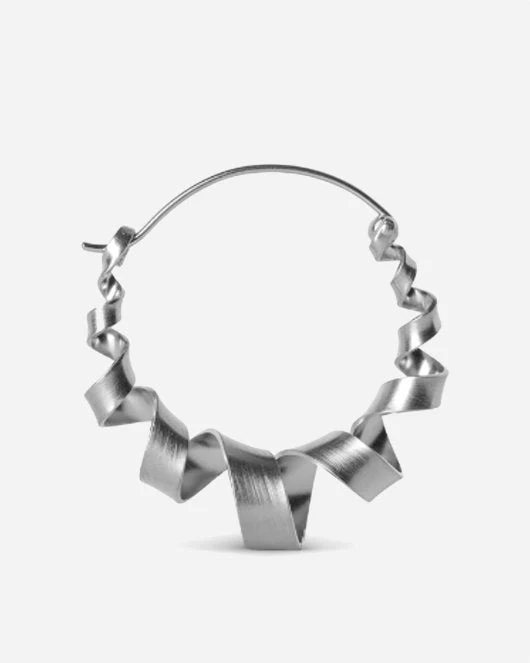Curly Hoops - Sterling Silver - Image 3