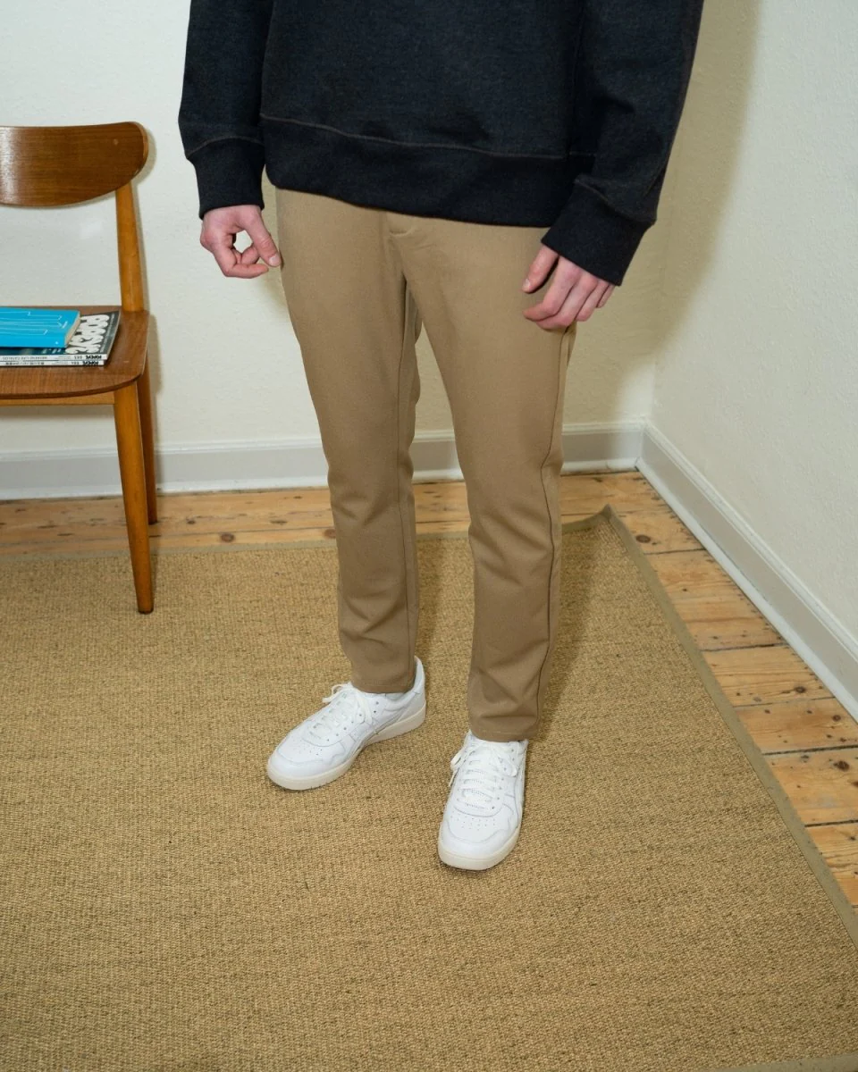Steffen Twill Pant - Khaki - Image 4