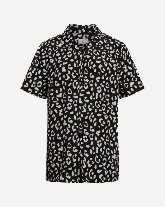Kim S/S Shirt - White/Black - Image 4