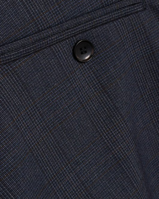 Konrad Check Pant - Blue Check - Image 4