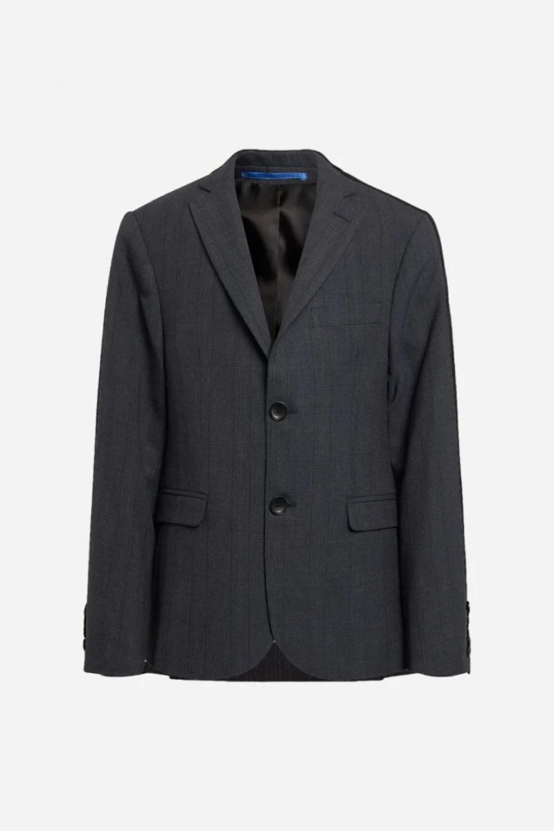 Kai Check Blazer - Blue Check - Image 4