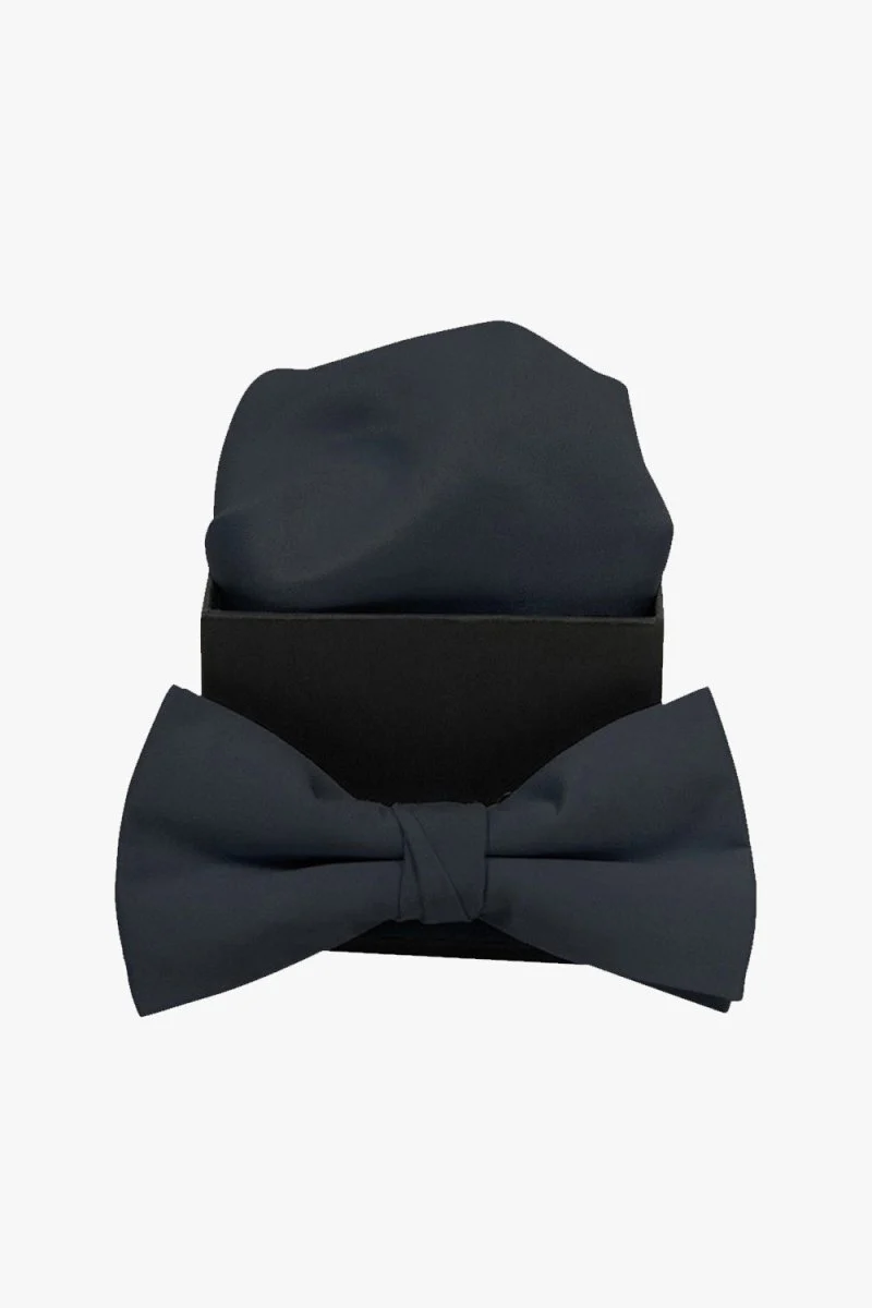 Our Mél Plaine Bow Tie - Dark Grey