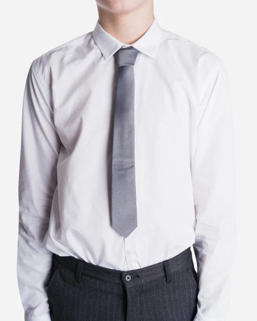 Our For 5 Plaine Tie - Dark Grey - Image 3