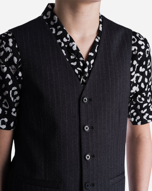 Koppel Waistcoat - Grey Stripe - Image 3