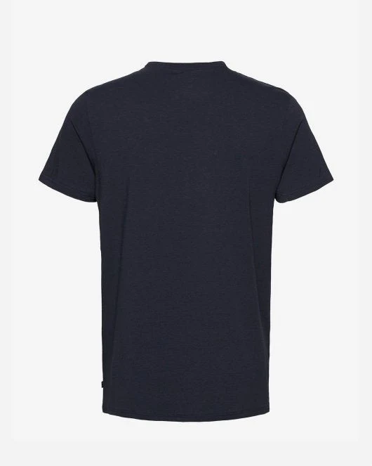 Bamboo R-Neck Tee - Navy - Image 2