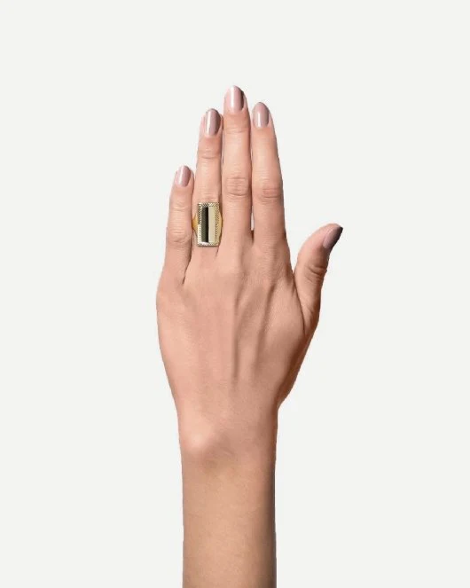 Impression Armour Ring - Gold - Image 3