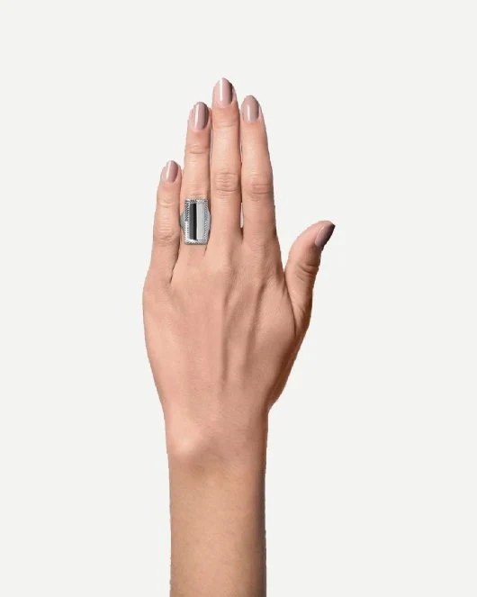 Impression Armour Ring - Sterling Silver - Image 3