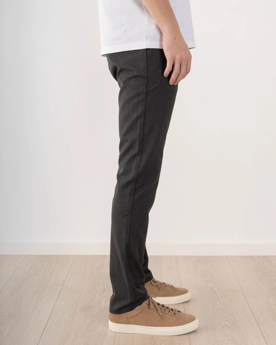 Steffen Twill Pant Recycled - Grey - Image 3