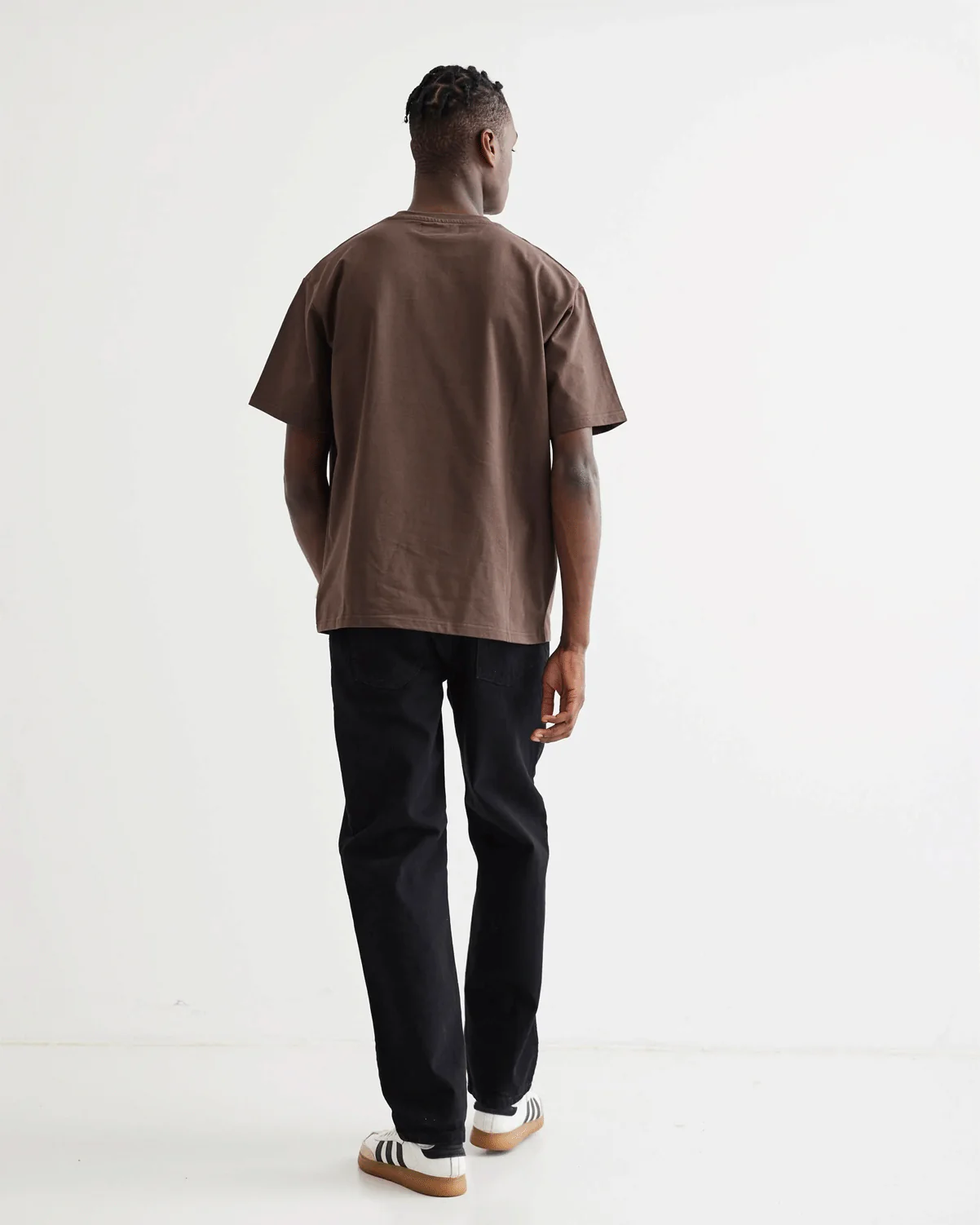 Baine Base Tee - Brown - Image 3