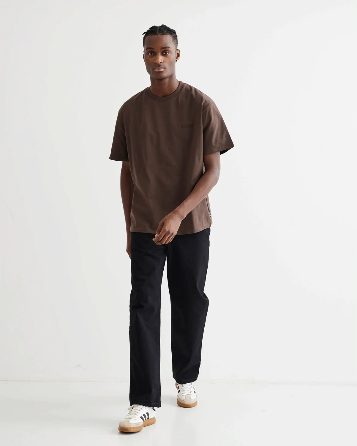 Baine Base Tee - Brown - Image 4