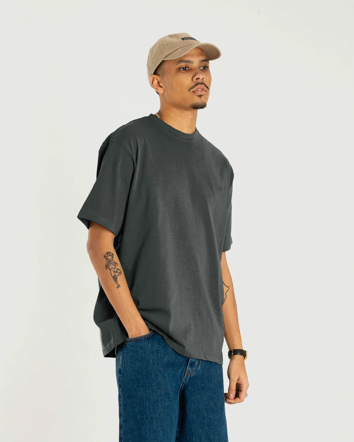 Baine Base Tee - Forrest Green - Image 4