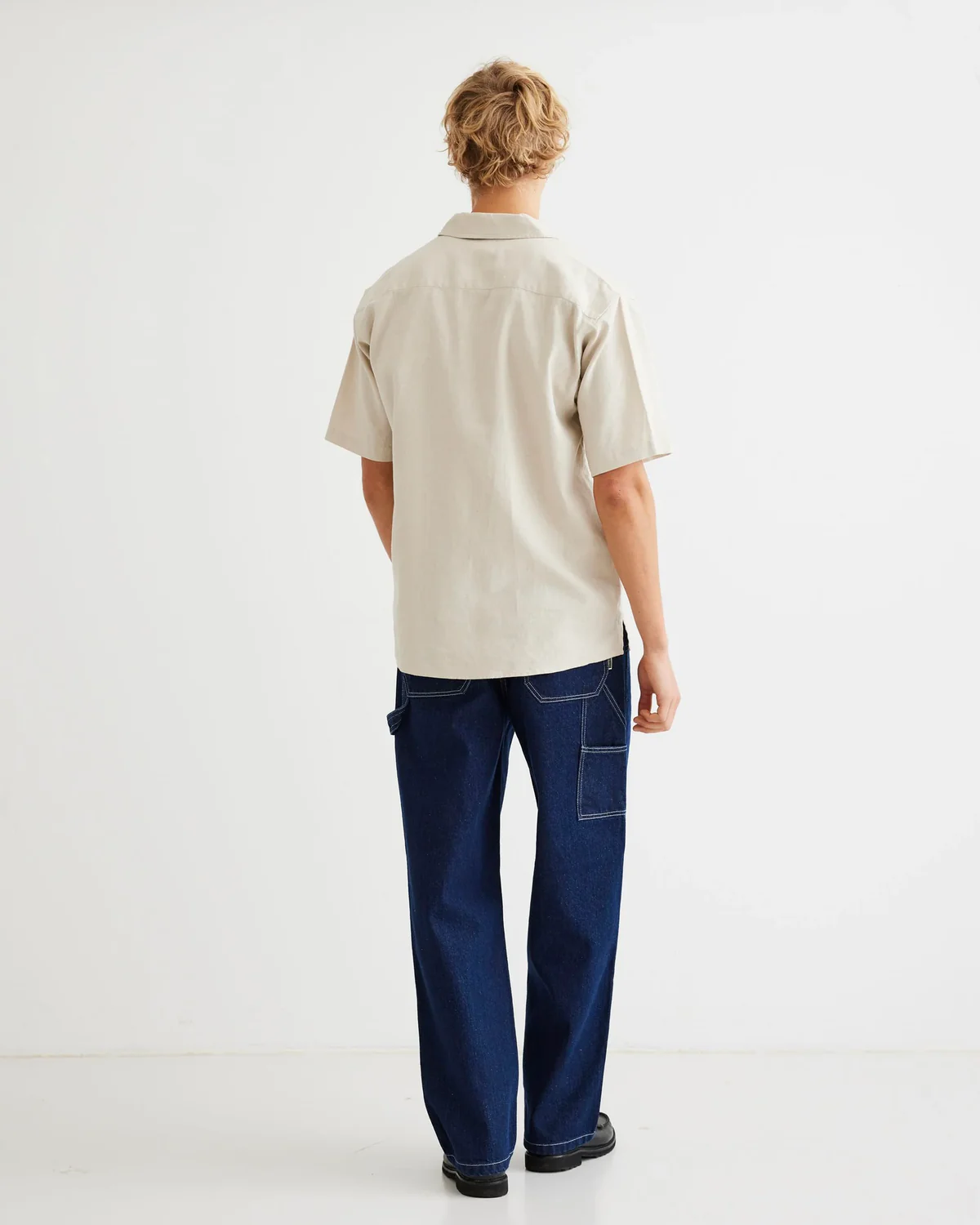 Banks Linen Shirt - Sand - Image 3