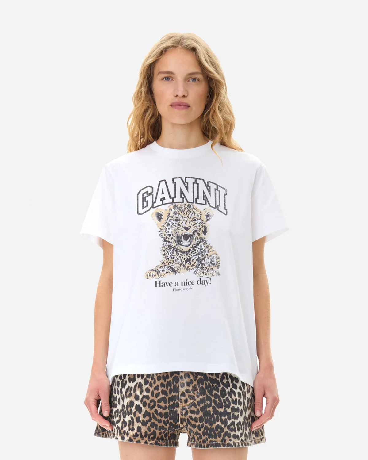 Basic Cotton Jersey - Leopard - Image 2