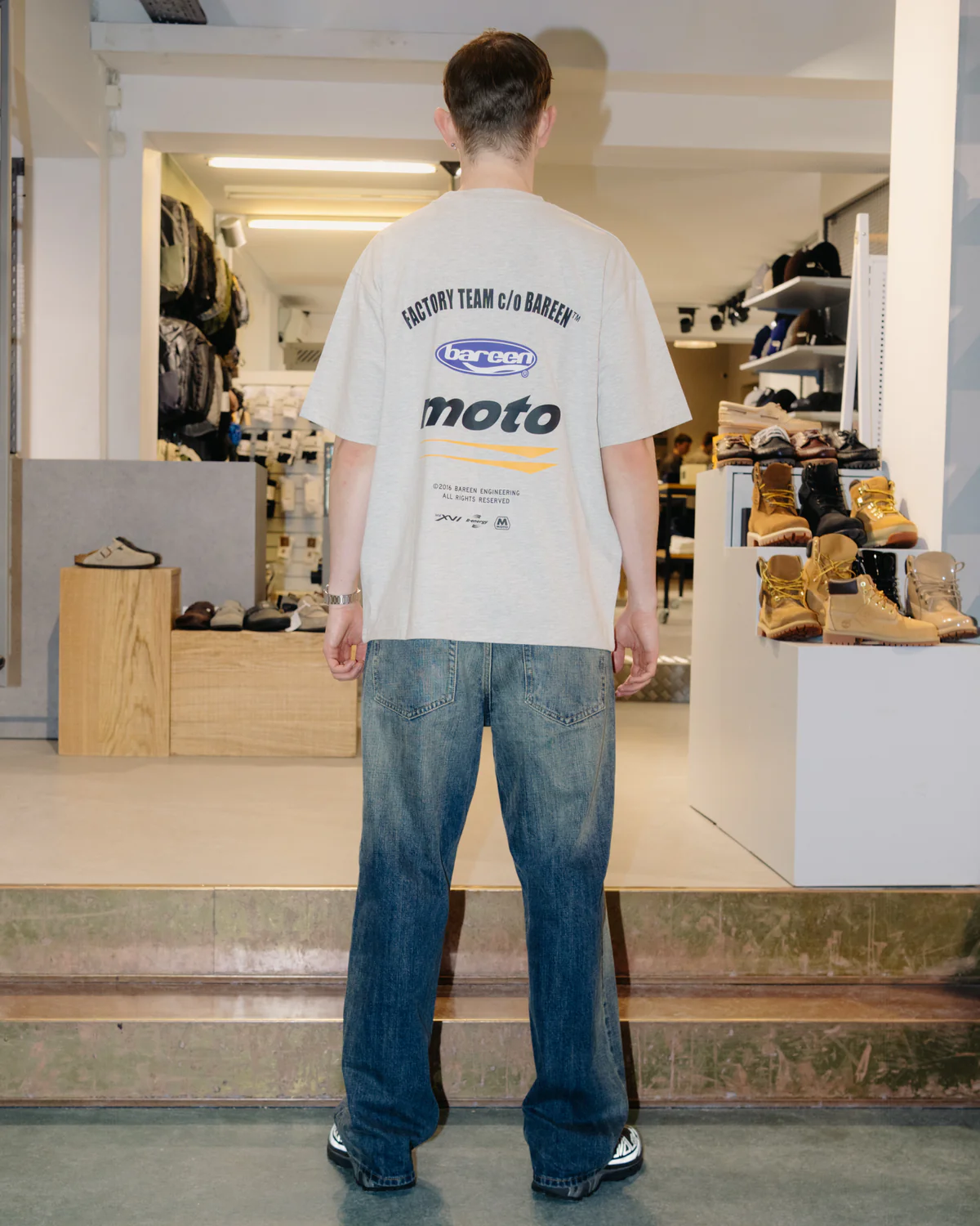 Box Fit T-shirt Moto - Image 4