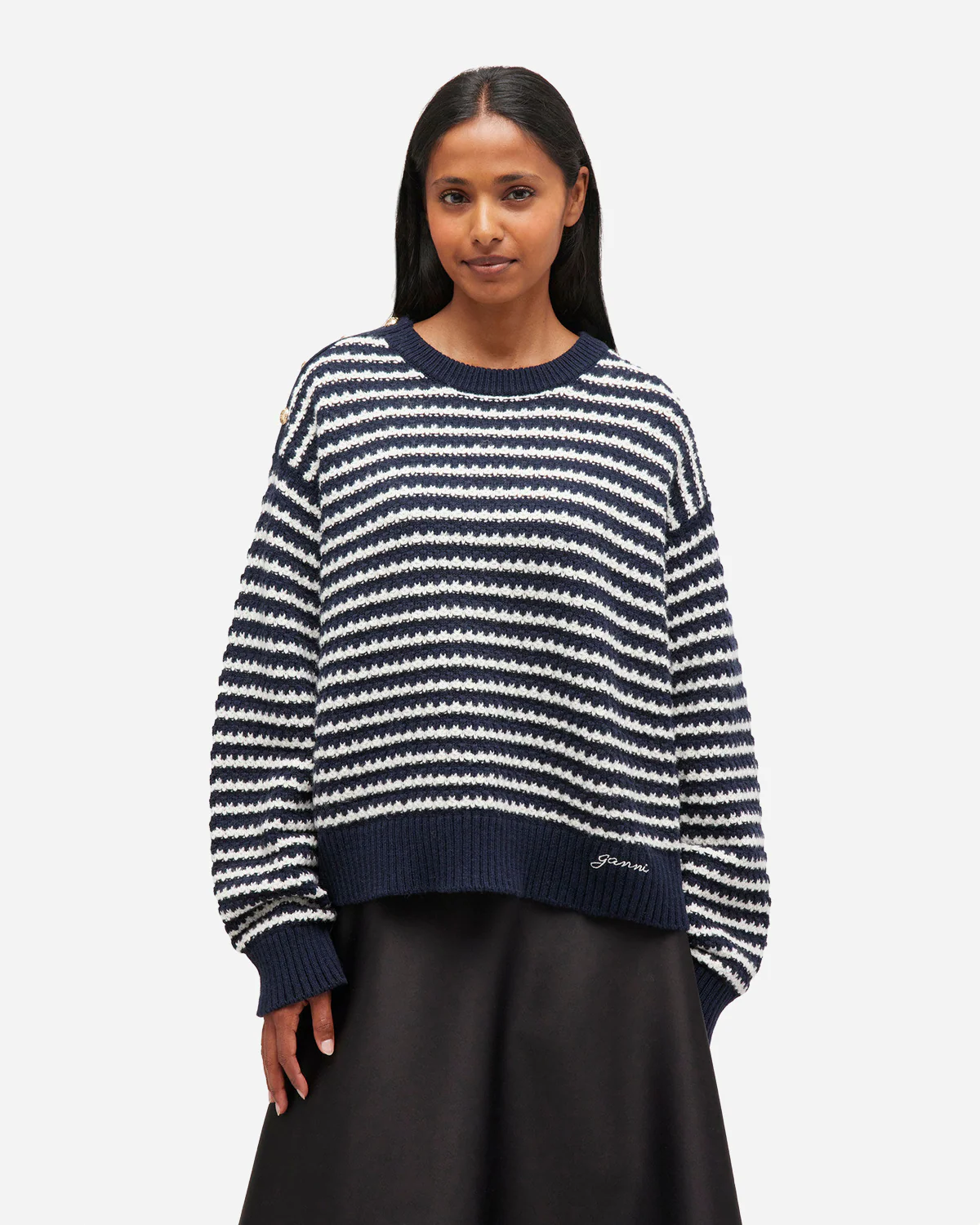 Cotton Wool Stripe Sweater - Image 3