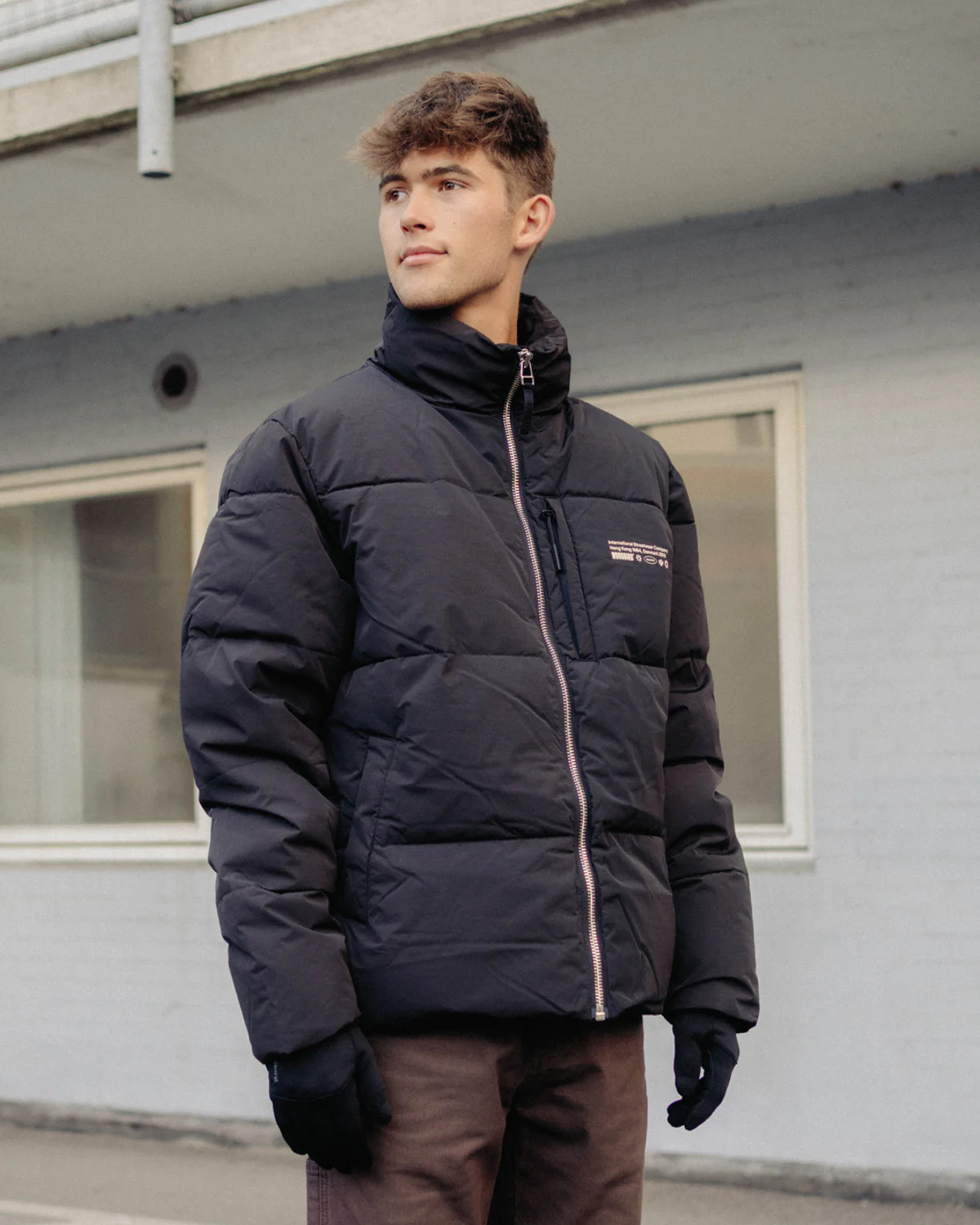 Dapper Puff Jacket - Black - Image 3