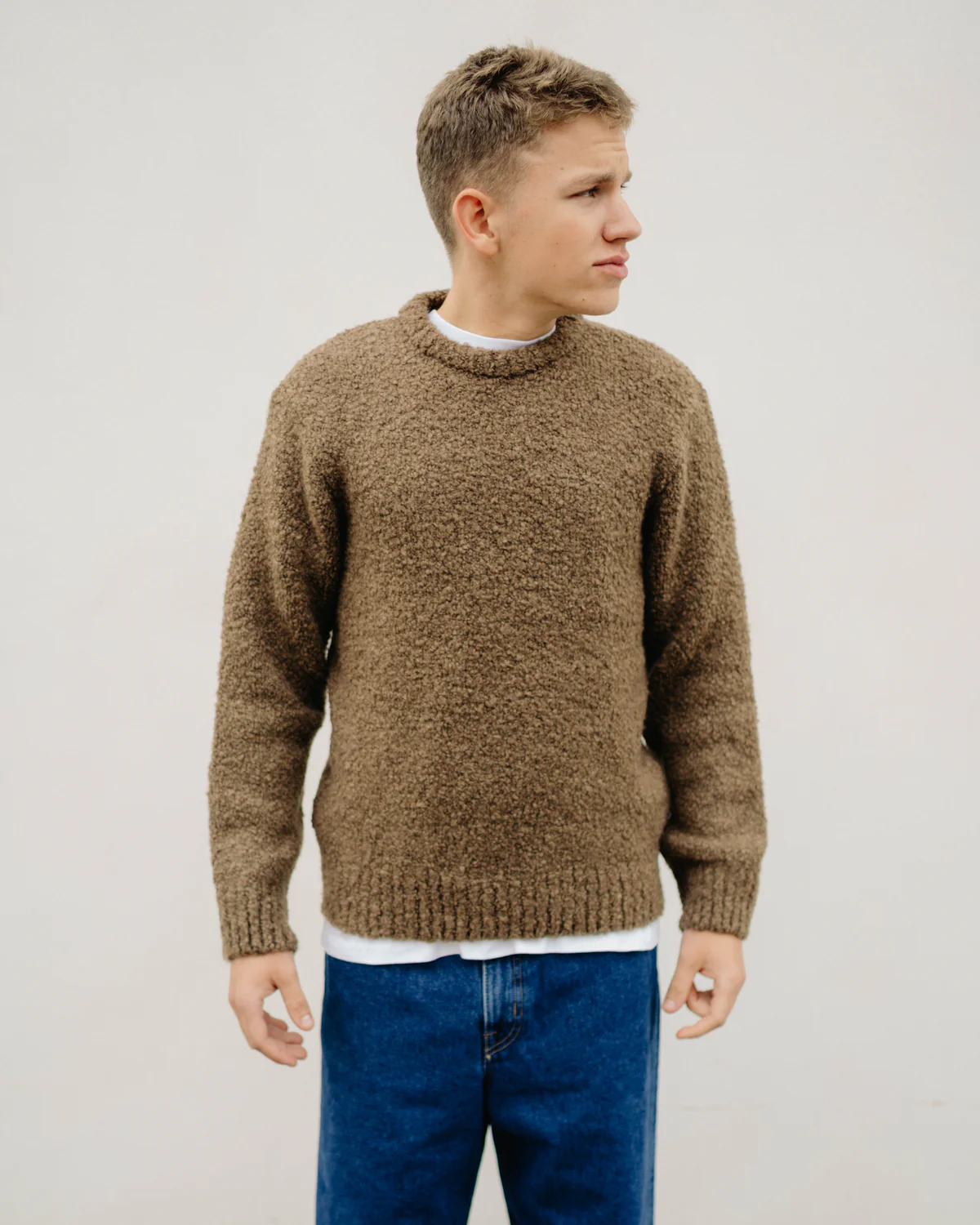 Dun Textured Sweater - Image 4