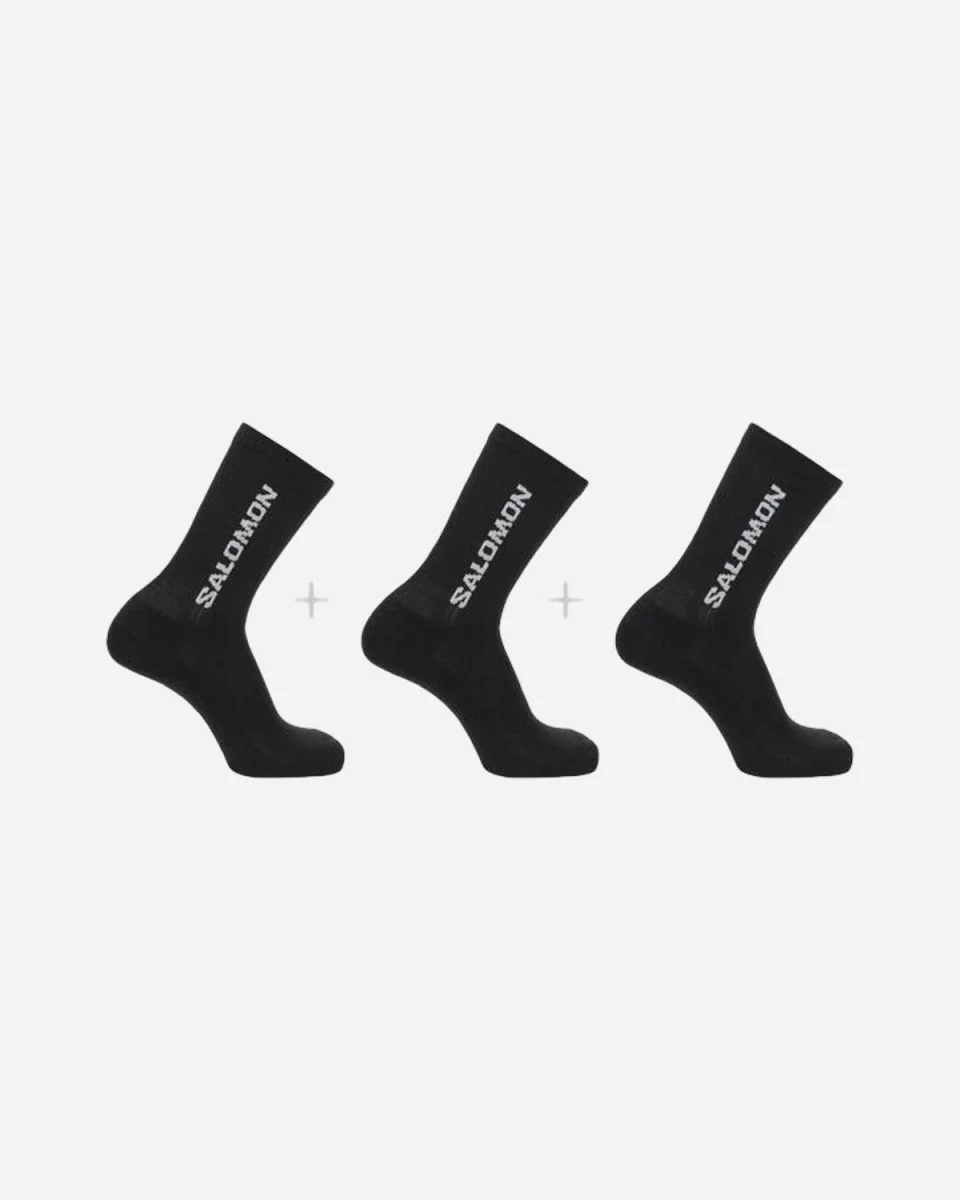 Everyday Crew 3-Pack - Black/Black/Black