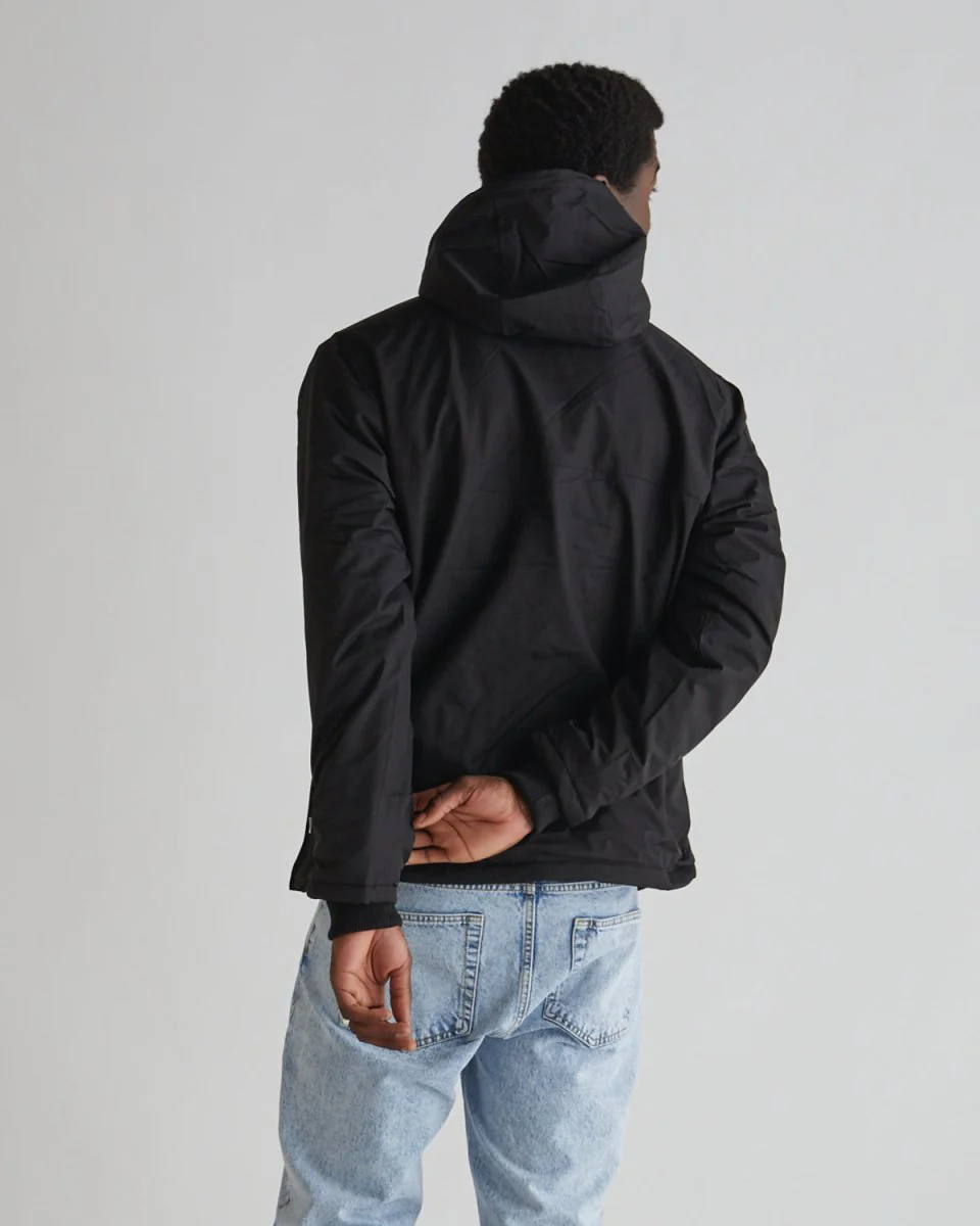 Frenzy Anorak Jacket - Black - Image 3
