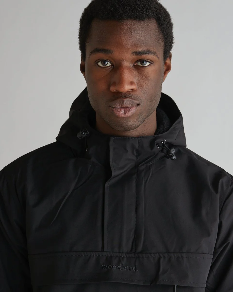 Frenzy Anorak Jacket - Black - Image 4