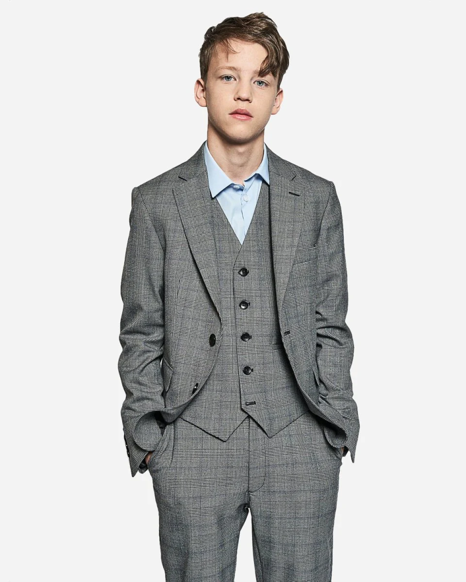 Kalle Check Blazer - Black Check - Image 2