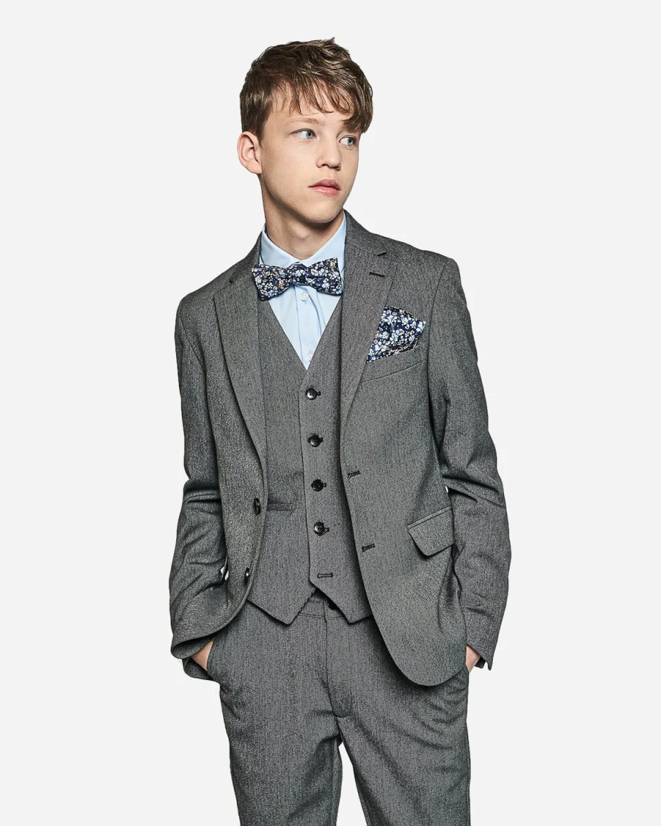 Kalle Mouline Blazer - Grey Mouline - Image 2