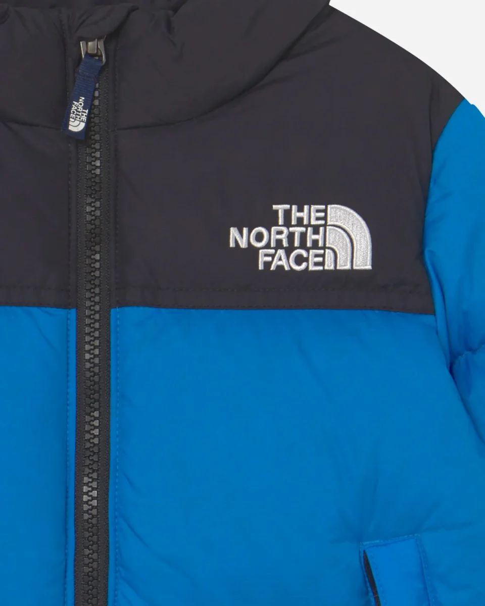 Kids Retro Nuptse Jacket - Clear Lake - Image 4