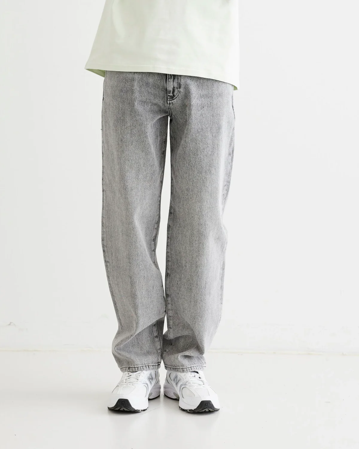 Leroy Ash Grey Jeans - Grey - Image 3