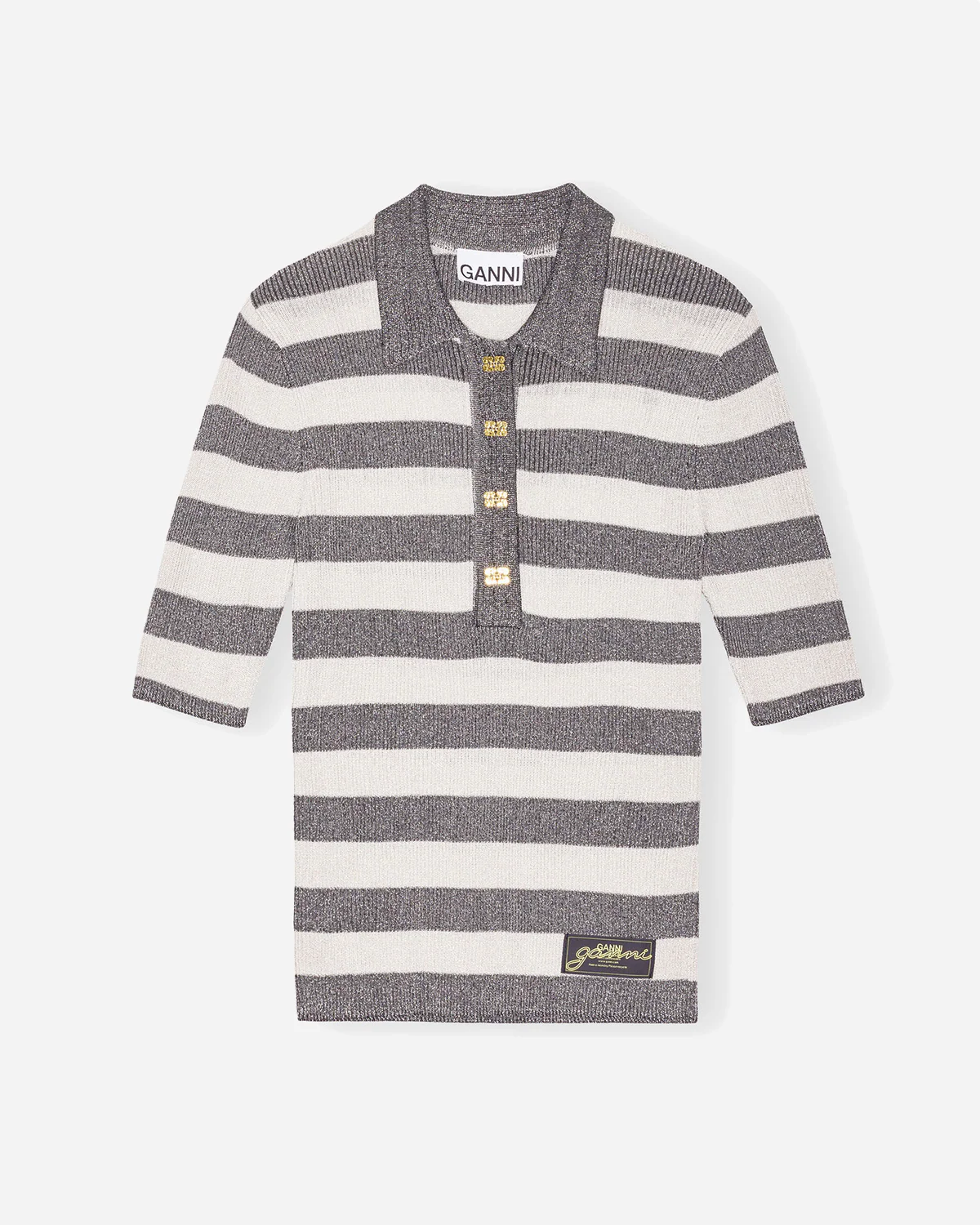 Light Sparkle Rib Polo