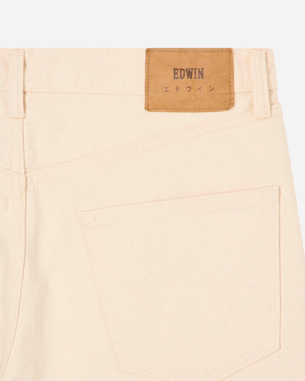 Loose Straight Nihon Menpu Natural Red Selvage - Natural Rinsed - Image 4