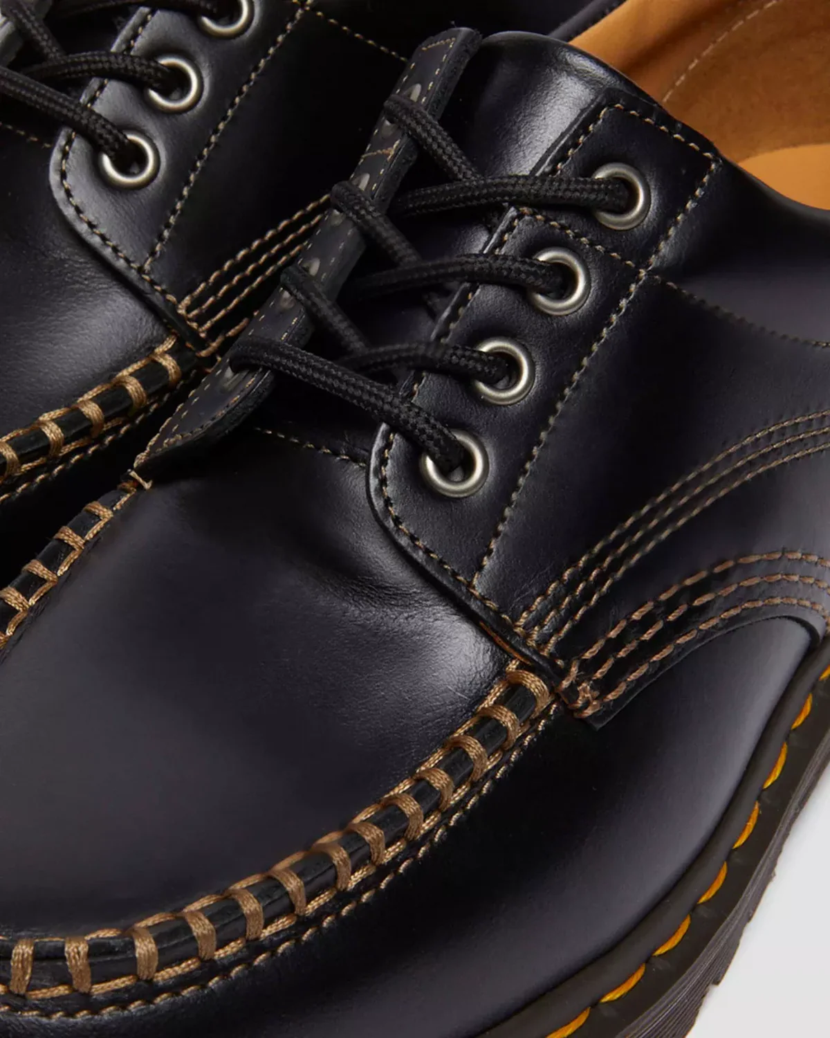 Lowell Moc Toe - Black Analine - Image 6