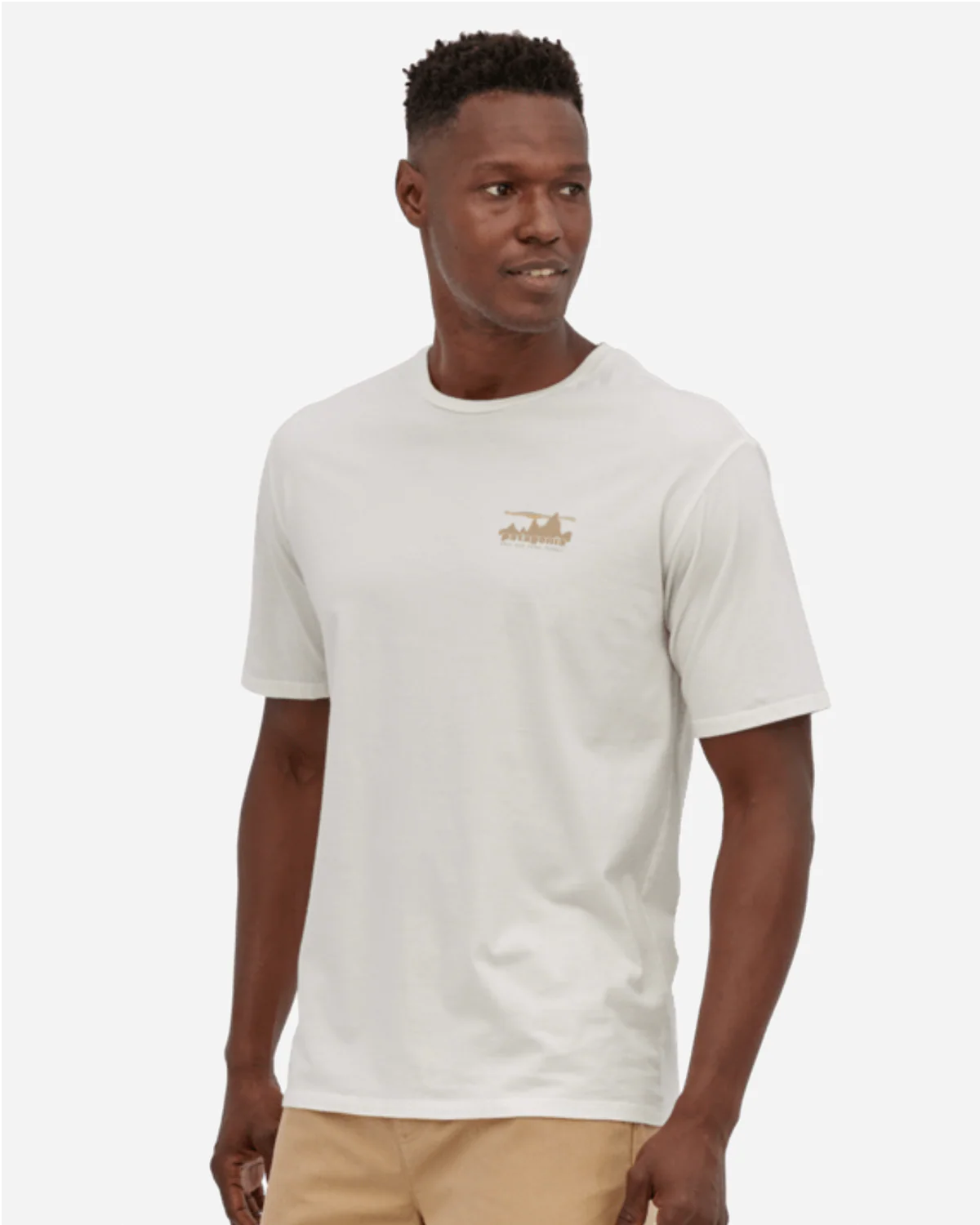 M's '73 Skyline Organic T-Shirt - Birch White - Image 3