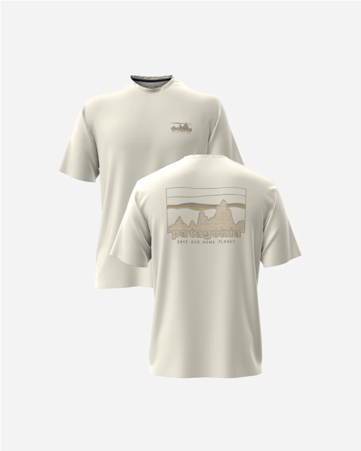 M's '73 Skyline Organic T-Shirt - Birch White - Image 4