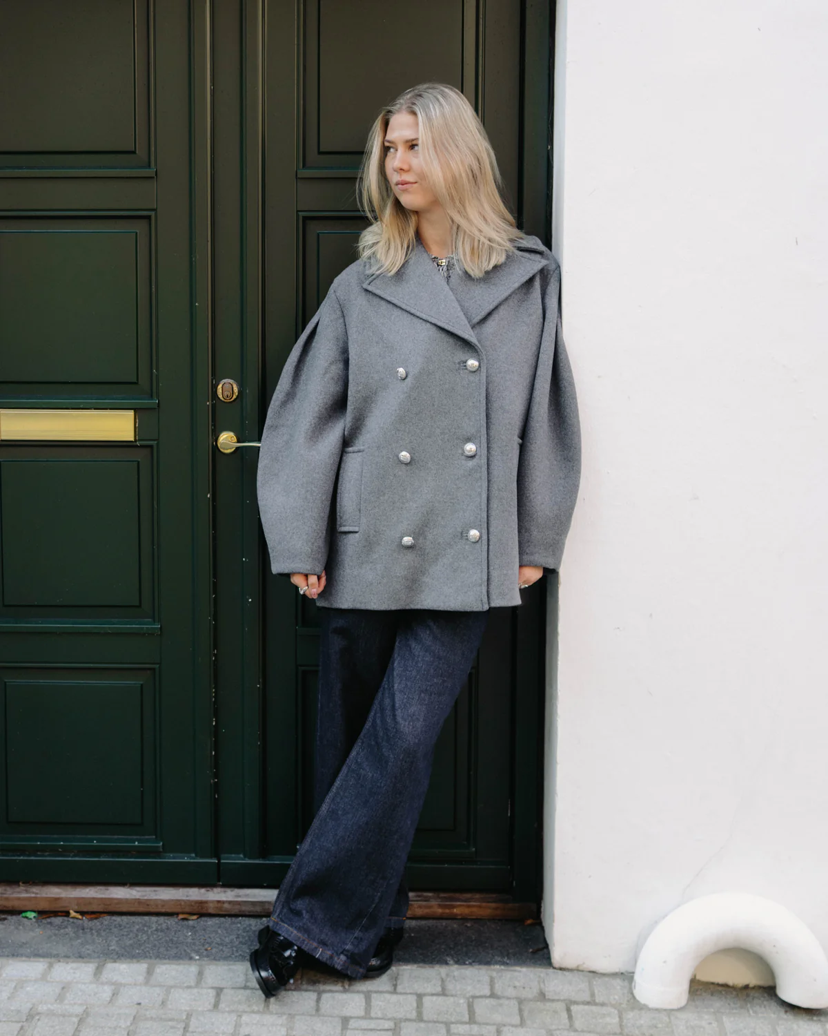 Peacoat Wool Midi Coat - Image 4