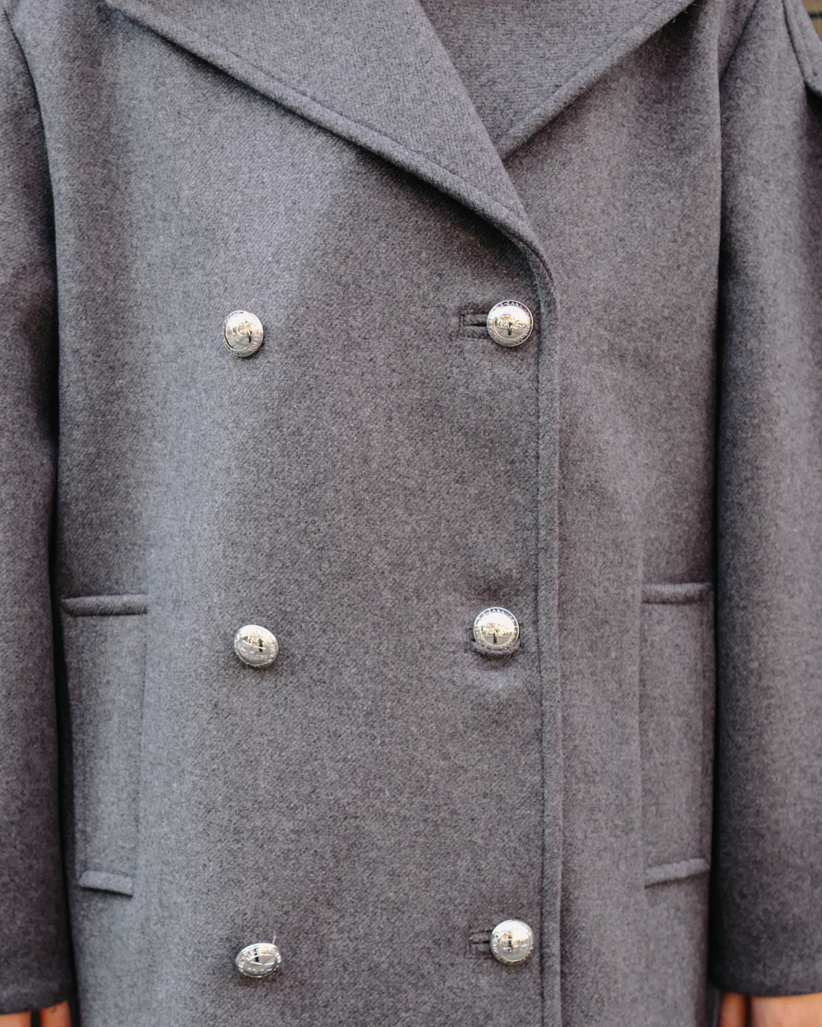 Peacoat Wool Midi Coat - Image 6