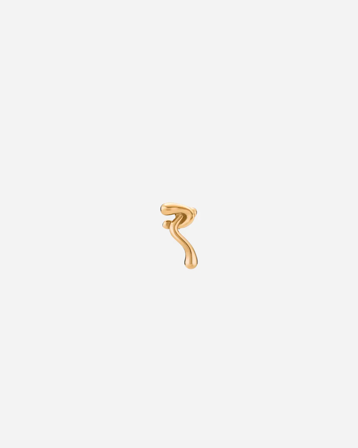 Powderpuff Stud - Gold - Image 2
