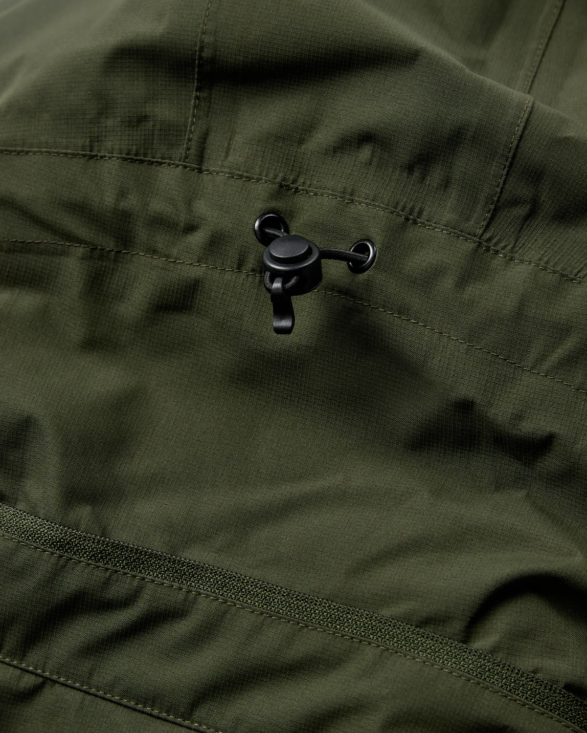 Rømø LW Rain Long Jacket - Army - Image 3