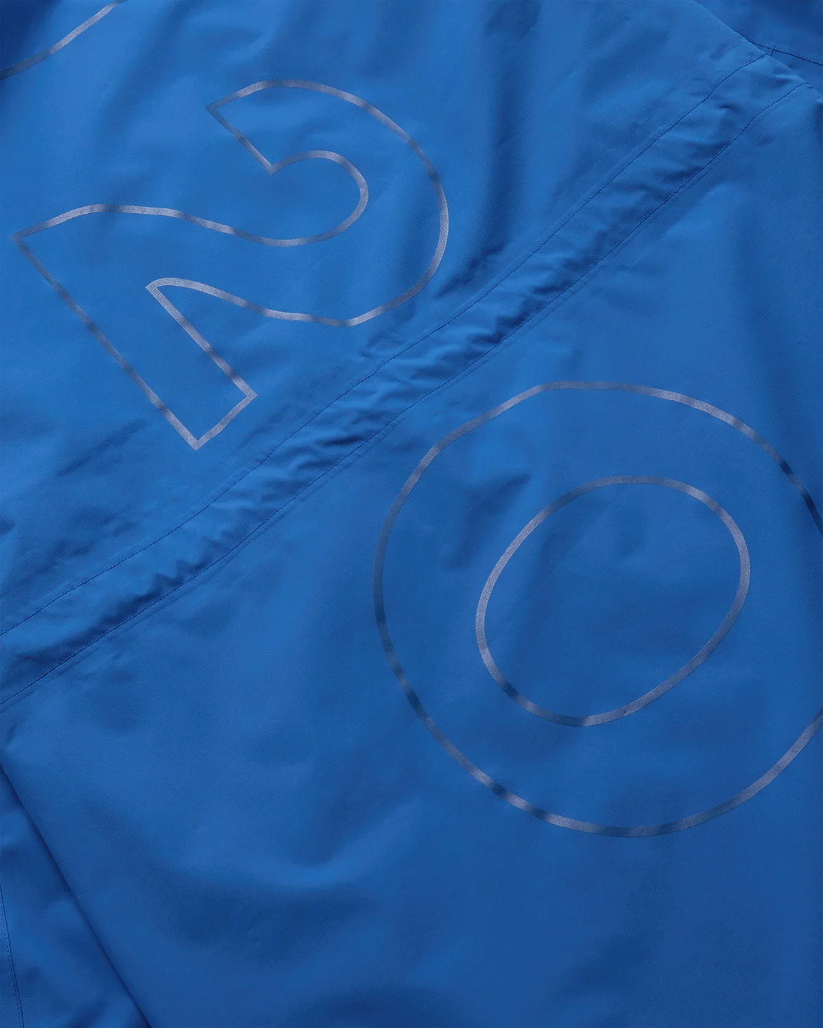 Rømø LW Rain Long Jacket - Blue - Image 3