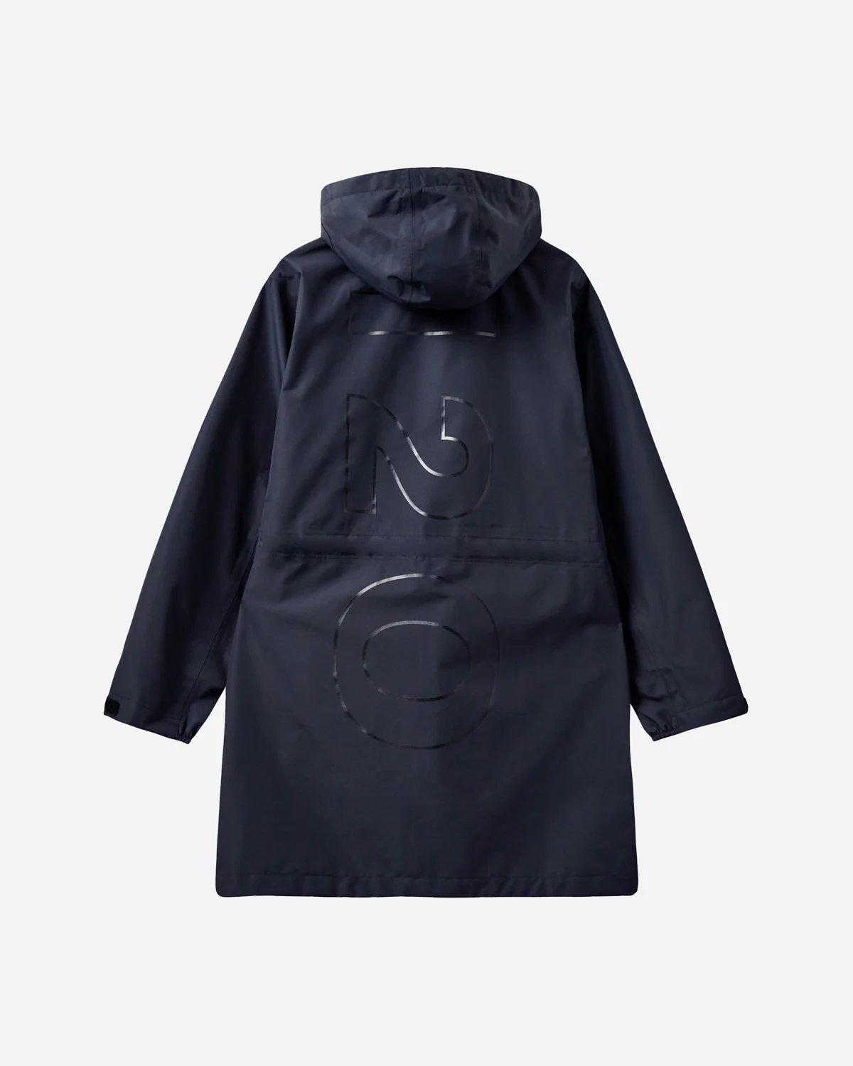 Rømø LW Rain Long Jacket - Navy - Image 4