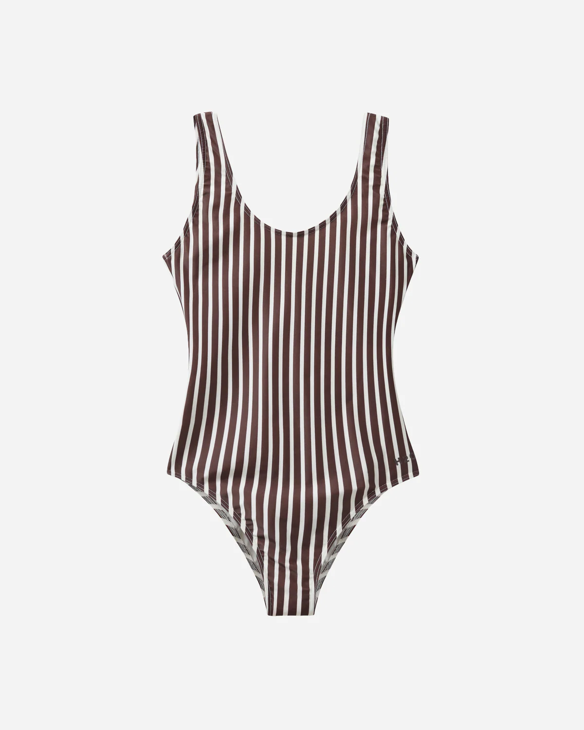 Stripe Swim Suit - Bark