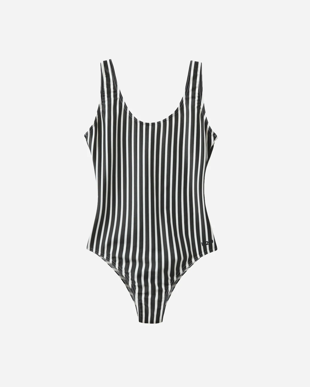 Stripe Swim Suit - Black