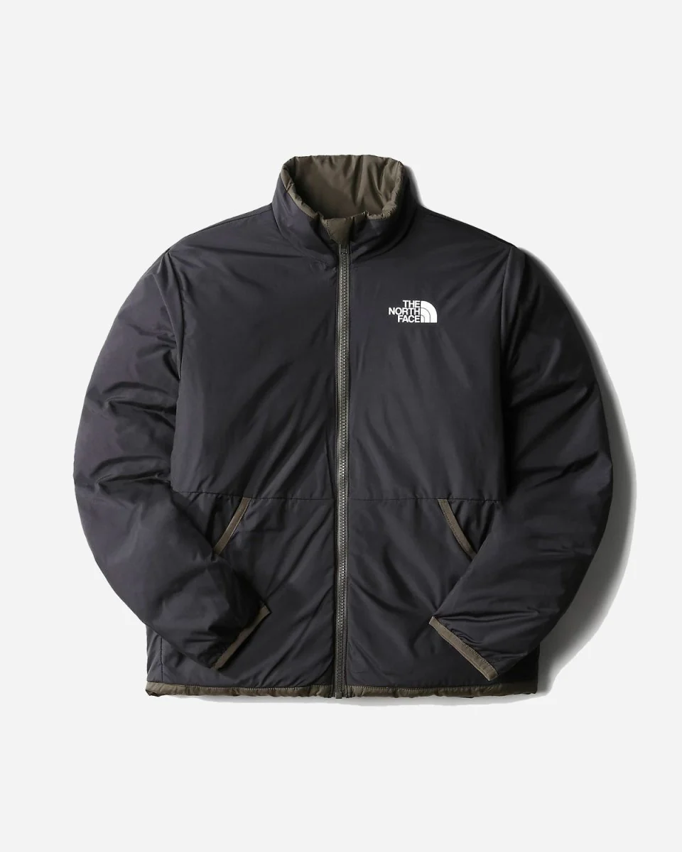 Teens Reversible North Down Jacket - Taupe Green - Image 3