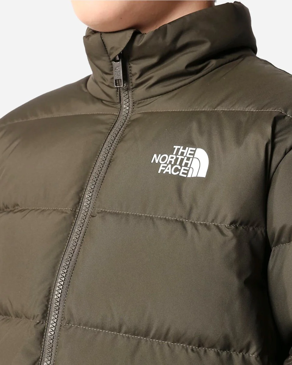 Teens Reversible North Down Jacket - Taupe Green - Image 4
