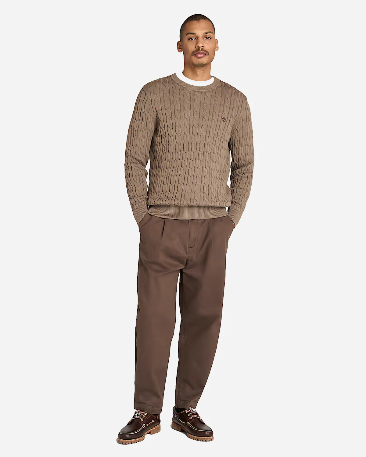 WLRV Cable Crewneck Sweater - Image 3